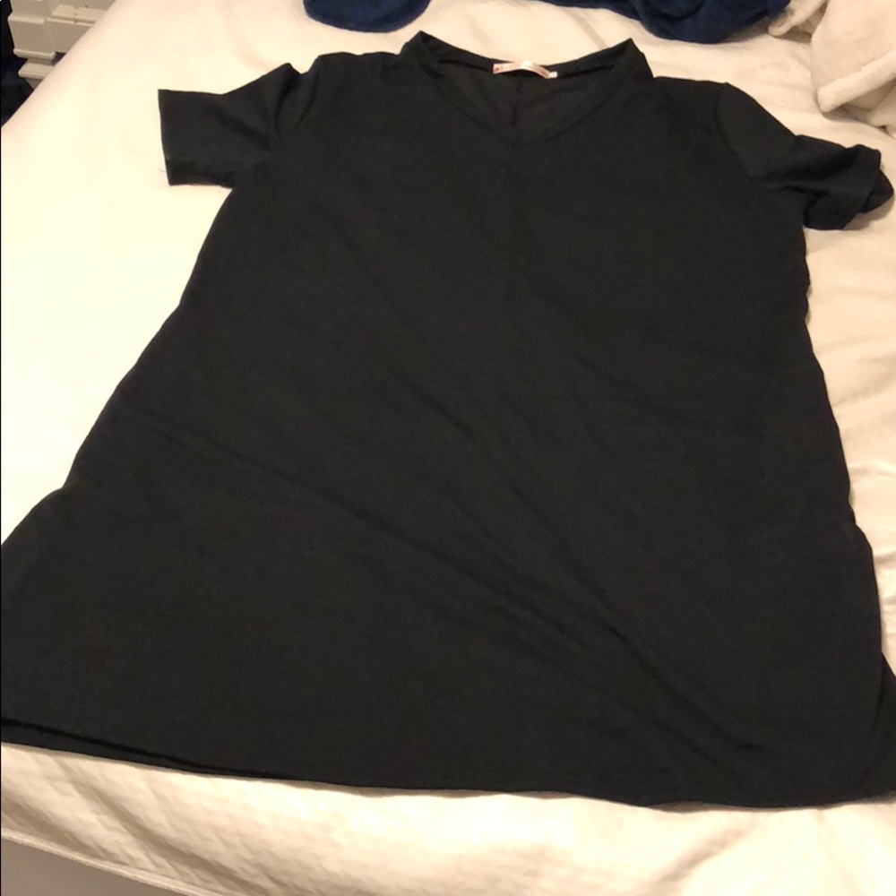 Black v neck tunic